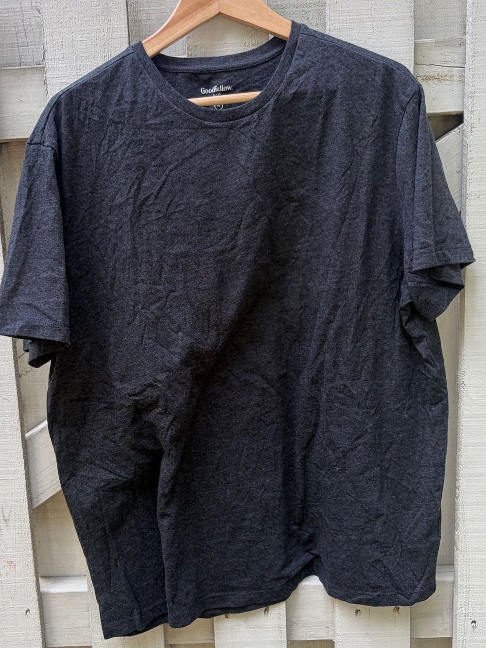 Goodfellow & Co Charcoal Grey Crewneck Short Sleeve T-Shirt Men's Size XL VGUC
